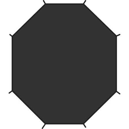 Fjällräven View 2 Footprint in Black | Size: 2 Person