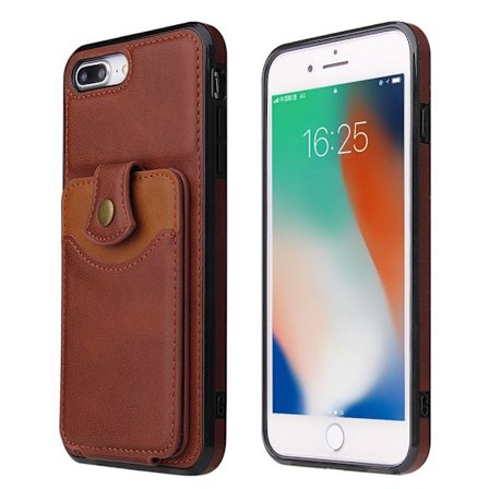 Kraftfullt Skal med Kortfack - iPhone 8 Plus