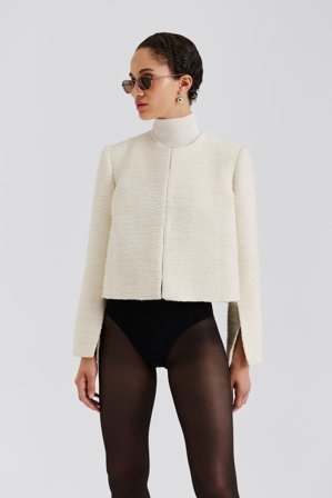 Malina - Ruthie boucle blazer - XXL - Vanilla