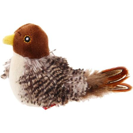Interaktiv Plyschleksak För Hundar Och Katter (bird Brown)