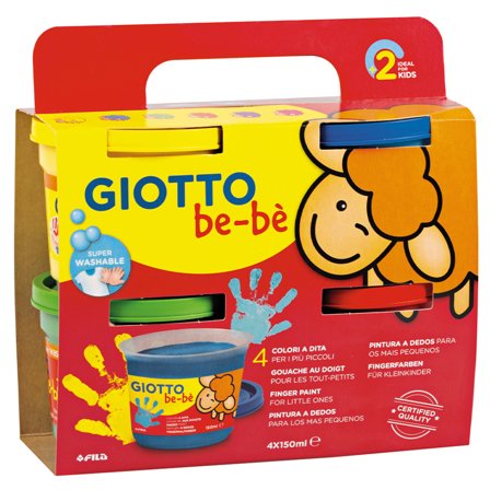 Giotto Be-bè Fingermaling 4x150 ml