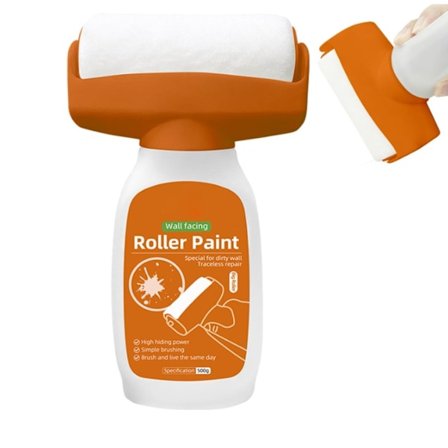 Væg Reparationsrulle Maling | Multifunktionel Bærbar Renovering Spartel Stick Forbedringsværktøjer Rullebørste til Stuens Vægge