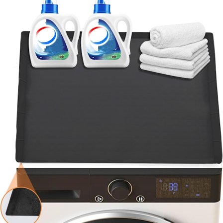 Silikone Vaskemaskine Pad Black