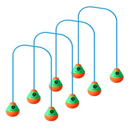 Sett med 4 bassengleker, bassengdør, undervannsleker, dykkebassengleker, bassengleker for barn, vannspill for voksne