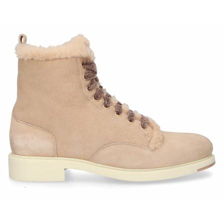 Santoni, Lace-Up Boots Beige, Dames, Maat:38 EU
