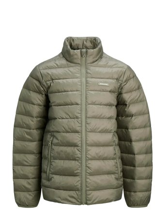 Jack & Jones Jjlouis Light Puffer Collar Jnr - Khaki green - 176