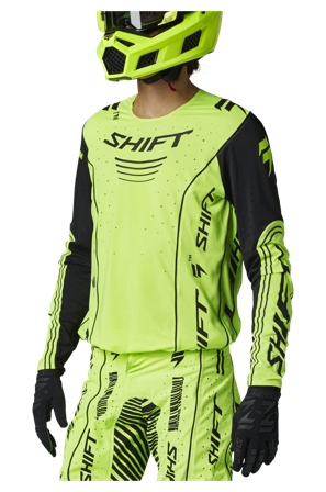 Bluză Motocross Shift Blue Label Cuda verde Fluo XL