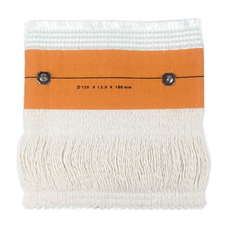 2 st fotogenuppvärmningsveke, Φ120x T3.0 x190mm glasfiberbomullsfotogenuppvärmningsvekar, glasfiberbomullsoljeuppvärmningsveke för spis