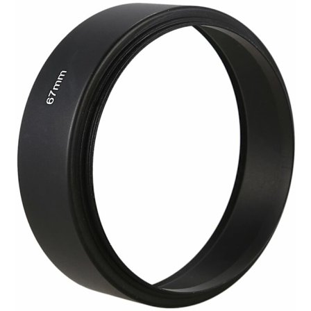 67 mm:n vakiomallinen metallinen vastavalosuoja