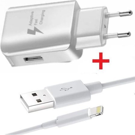 Laddare - Apple - iPhone SE 2020 - Snabbladdare 3A - USB Lightning-kabel - Ultrarapid