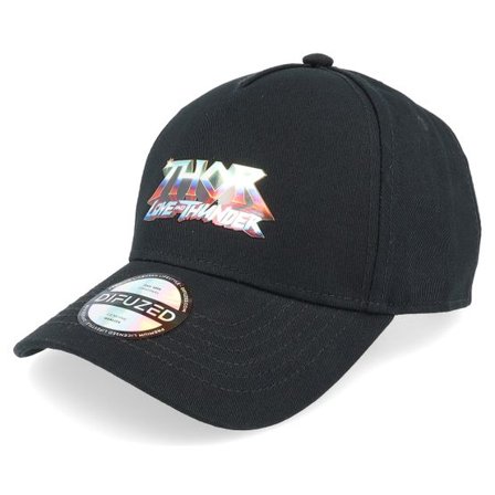 Difuzed - Svart adjustable Keps - Marvel Thor Black Adjustable @ Hatstore