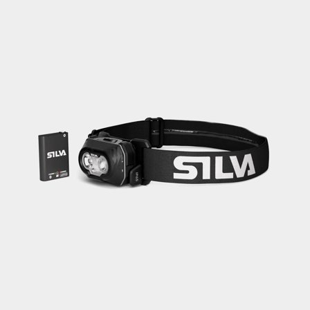 Headlamp Silva Discover Hybrid Black, 500 lumen, rechargeable via USB, black