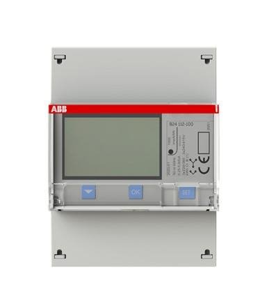 ABB B24 112-100 Strømmåler 3-fase, 6 A, ST RS485 B24 112-100, Elfordeling & strømforsyning