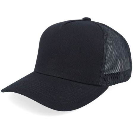 Equip - Svart trucker Keps - Kids Black A-frame Trucker @ Hatstore