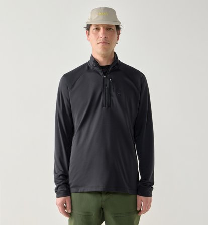 Haglöfs Korp Mid Halfzip Men True Black - Herren - S