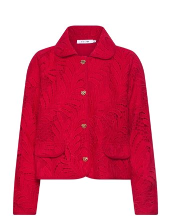 Lace Jacket Red Coster Copenhagen