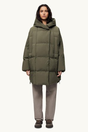 Spitsbergen Down Coat Grape Leaf S