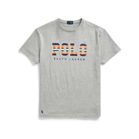 Ralph Lauren, Logo Print T-shirt Grijs, Heren, Maat:S