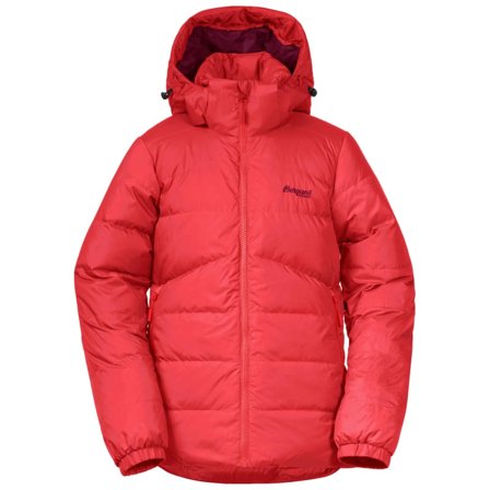 Bergans Røros Down Youth Girl Jacket Children warmly-lined down jackets Red 164
