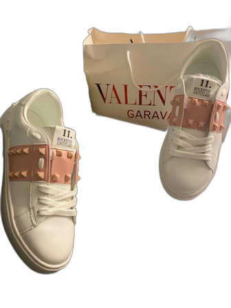 Valentino Rockstud vita sneakers