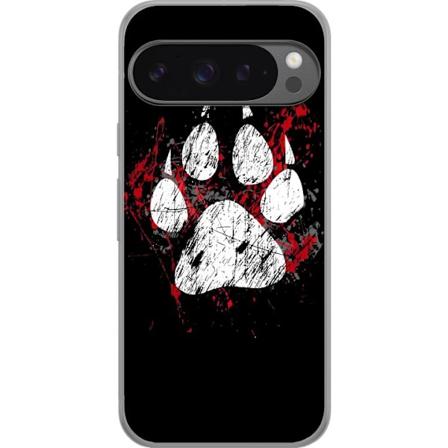 Google Pixel 9 Pro XL Genomskinligt Skal Paw Claw