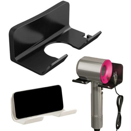 Frisyrholderen selv -tilpynt lagring for hårføner mobilholder