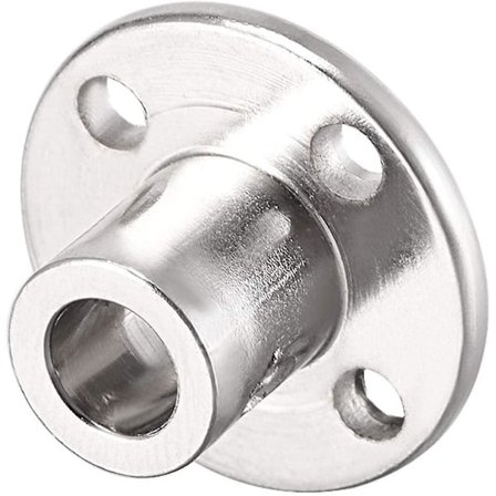 Bedste, 4 styk Flanskobling Motor Guide Shaft Kobling Motor Stik 6mm Indvendig Diameter. H12*d10 Stiv Til DIY Dele