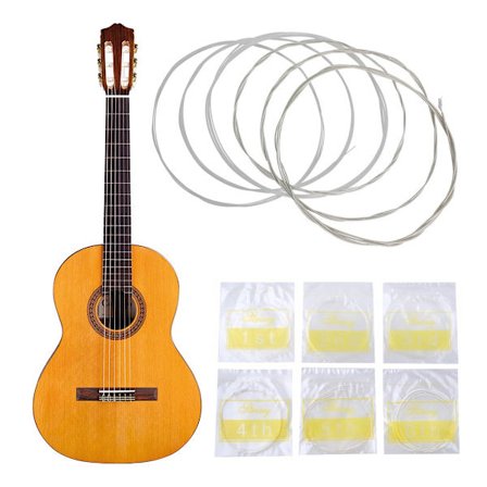 Gitarstrenger Nylon .028-043 - Akustisk gitar strenger 1-pakning