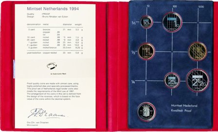 Holland 1994 - Proof møntsæt