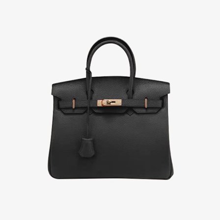 Platin Sort Stor Crossbody Taske 30x16x23cm Ideel Gave til Kvinder