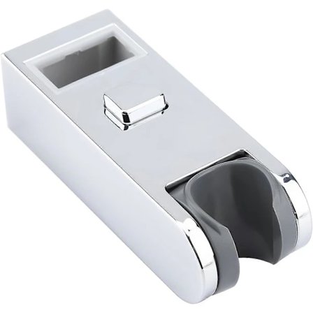 Brusehovedholder, Justerbar Erstatningshåndbruser Skinne Hoved Slider Klemme Holder Beslag 30*15, ABS Krombelagt