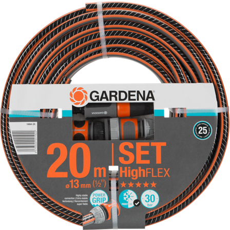 Gardena Comfort HighFLEX Slangesett 20 m, 1/2", Vanning