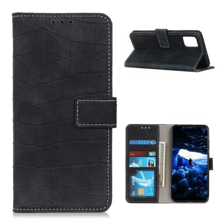 Oneplus 9 Pro - Krokodil Textur Fodral - Svart Black Svart