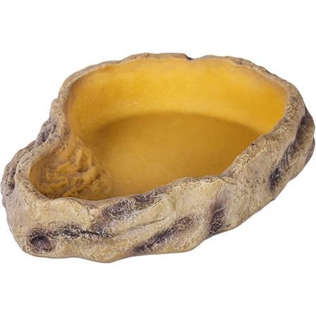 Matelijoiden vesikulho sammakkoeläinmatelijoiden ruokintakulho, suuri (11 x 8 x 2,4)