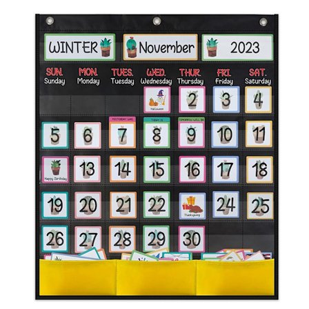 Klasseværelseskalendersæt Kalenderlommeoversigt 1 1