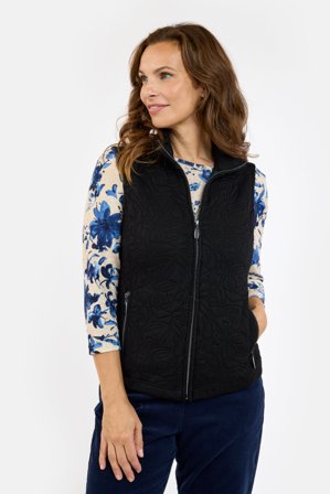 SIGNATURE - Vest - Sort - Quiltet