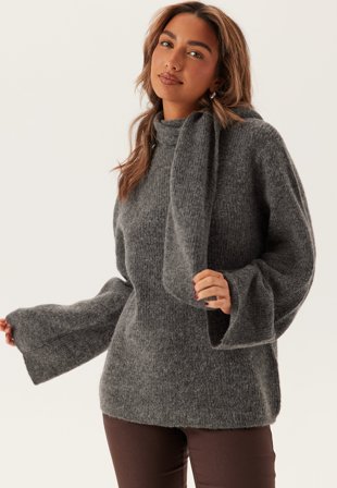 SELECTED-Slflulu Ls Bow Knit-XS