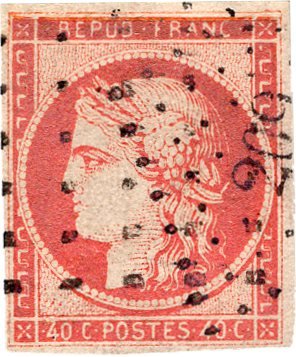 Frankrig 1850 - YT 5a - Stemplet