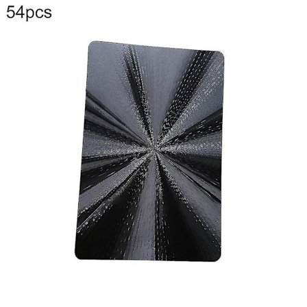 54pcs/set Waterproof Laser Foil Poker Table Game Playing Card Novelty Collection