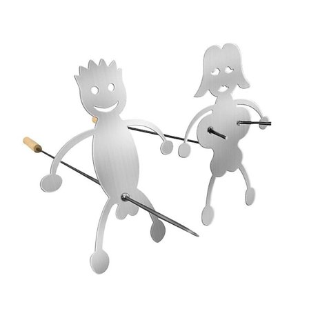 Bärbar varmkorv grillställ Grill grillad korv Metallverktyg Grill korvhållare Ugnsroasterställ för utomhuscamping