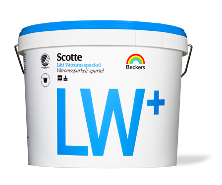 Beckers Scotte LW Plus Spackel 10 l, Färg & tapeter