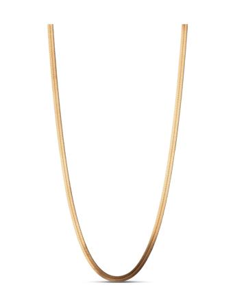 Necklace Caroline Accessories Jewellery Necklaces Chain Necklaces Gull Enamel Copenhagen*Betinget Tilbud