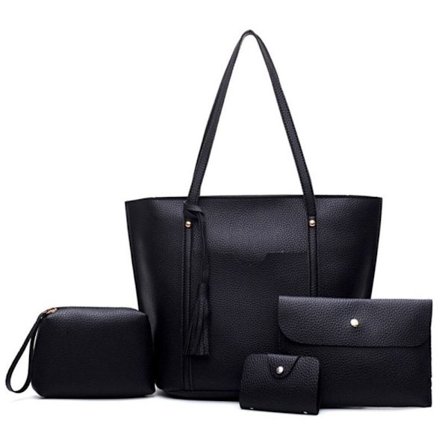 Lasten äitilaukku kainalolaukku MUSTA