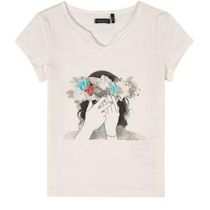 Kids - IKKS White Girl Print T-Shirt 6 years - Tops - 6 years - White