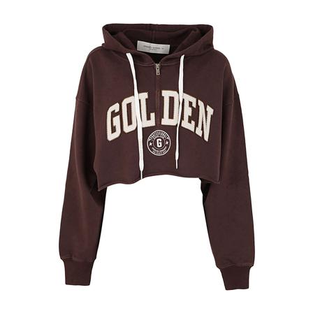 Golden Goose Hoodies , Bruin , Dames , Maat: XS