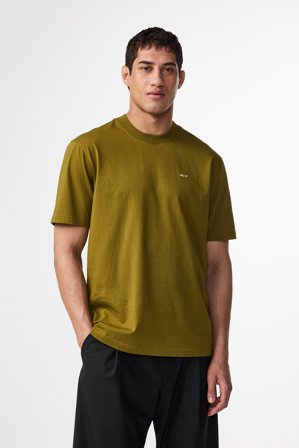 NN.07 Adam T-Shirt Herren Grün Baumwolle