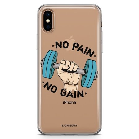Bjornberry Hybrid Skal iPhone Xs Max - No pain no gain