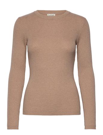 Bs Bonita Regular Fit Knitwear Beige Bruun & Stengade