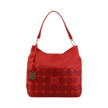 Laura Biagiotti Cecily Tas , Rood , Dames , Maat: ONE Size Schoudertassen
