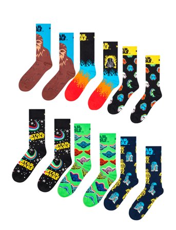 Happy Socks Star Wars 6-Pack Gift Set - Multi/patterned - 41-46